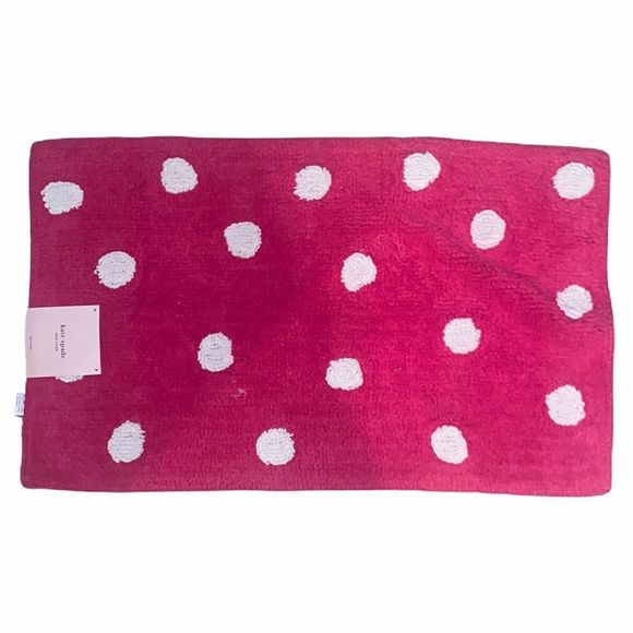 kate spade | Bath | Nwt Kate Spade Deco Dot Bath Rug | Poshmark